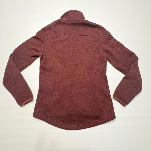 Orvis Women’s Fleece Size XS Burgundy Item# 3BB9 - Picture 2 of 9